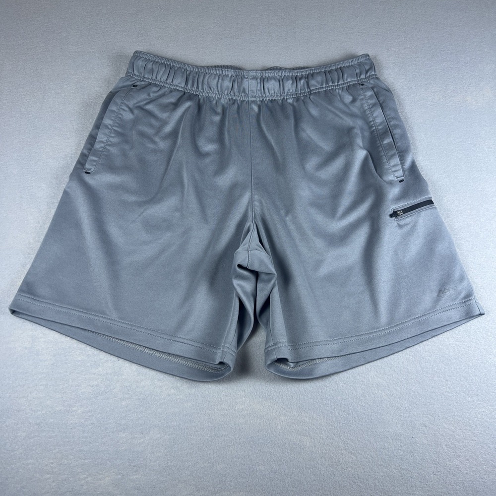 Leg3nd Gym Shorts Mens Extra Large Gray 8" Inseam Athletic Training Pockets